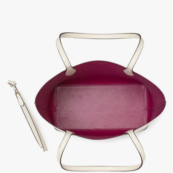 kate spade Oh What Fun Nutcracker Small Leather Tote with Zip Wristlet Set NWT - Picture 5 of 7